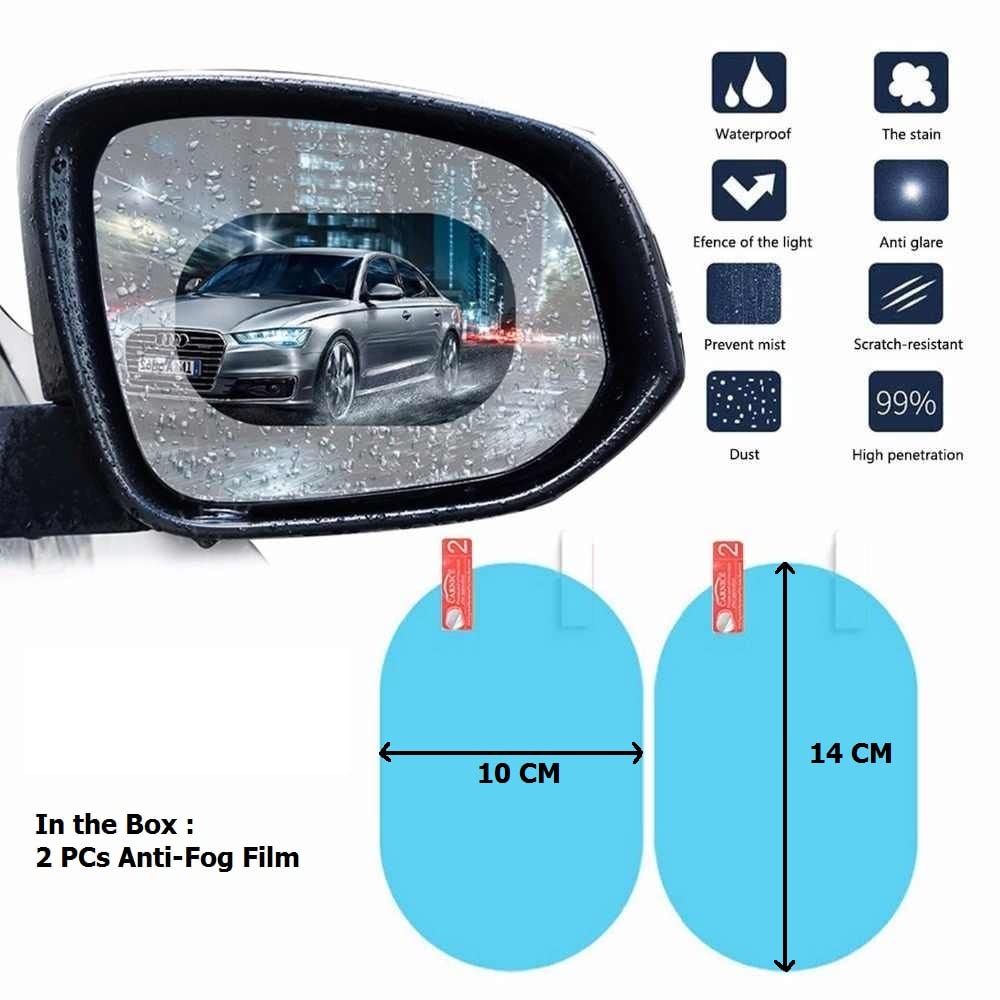 7552 Anti Fog Anti Scratch Interior Rearview Car Mirror Film Waterproof HD Clear Protective Sticker Film for Safe Driving, Car Mirrors, Side Windows 7552 Anti Fog Anti Scratch Interior Rearview Car Mirror Film Waterproof HD Clear Protective Sticker Film for Safe Driving, Car Mirrors, Side Windows
